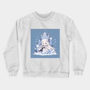 chibi snow princess Crewneck Sweatshirt